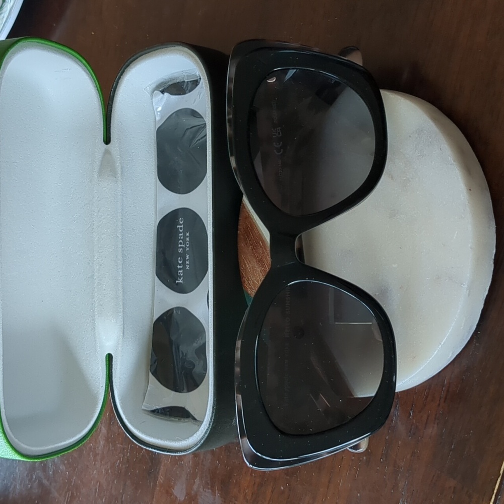 Kate Spade Marigold Glossy Black Sunglasses